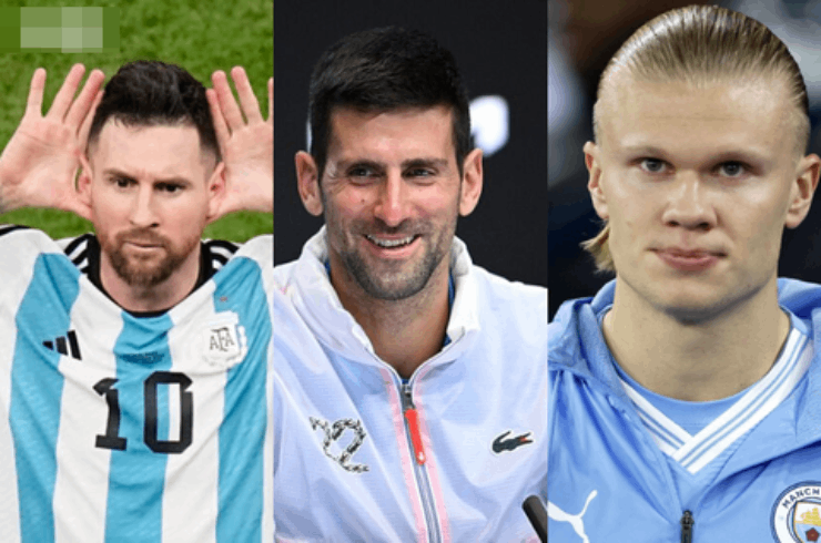Djokovic xuất sắc nhất làng quần vợt, đua danh hiệu với Messi và Haaland - 1