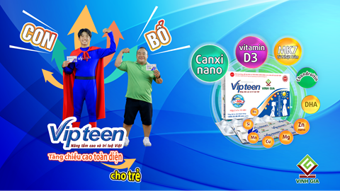 Viên uống hỗ trợ phát triển chiều cao Vipteen chọn đại sứ thương hiệu có chiều cao khiêm tốn - 1