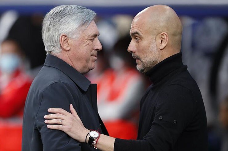 Họp báo Real đấu Man City: HLV Ancelotti đề cao Pep, tin tưởng dàn sao trẻ - 1