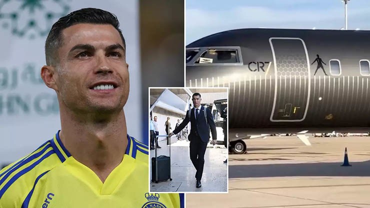 Máy bay 2.000 tỷ của Ronaldo gặp sự cố ở Manchester - 1