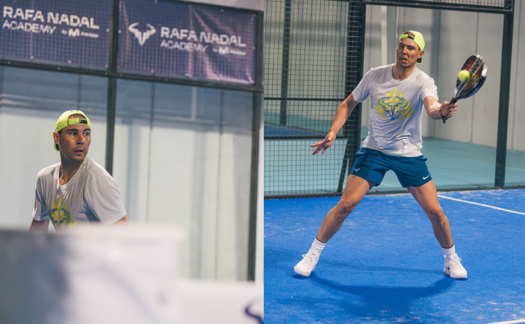 Nadal bị gạch tên khỏi "bản đồ tennis", cầm vợt chơi trò vui khác - 1