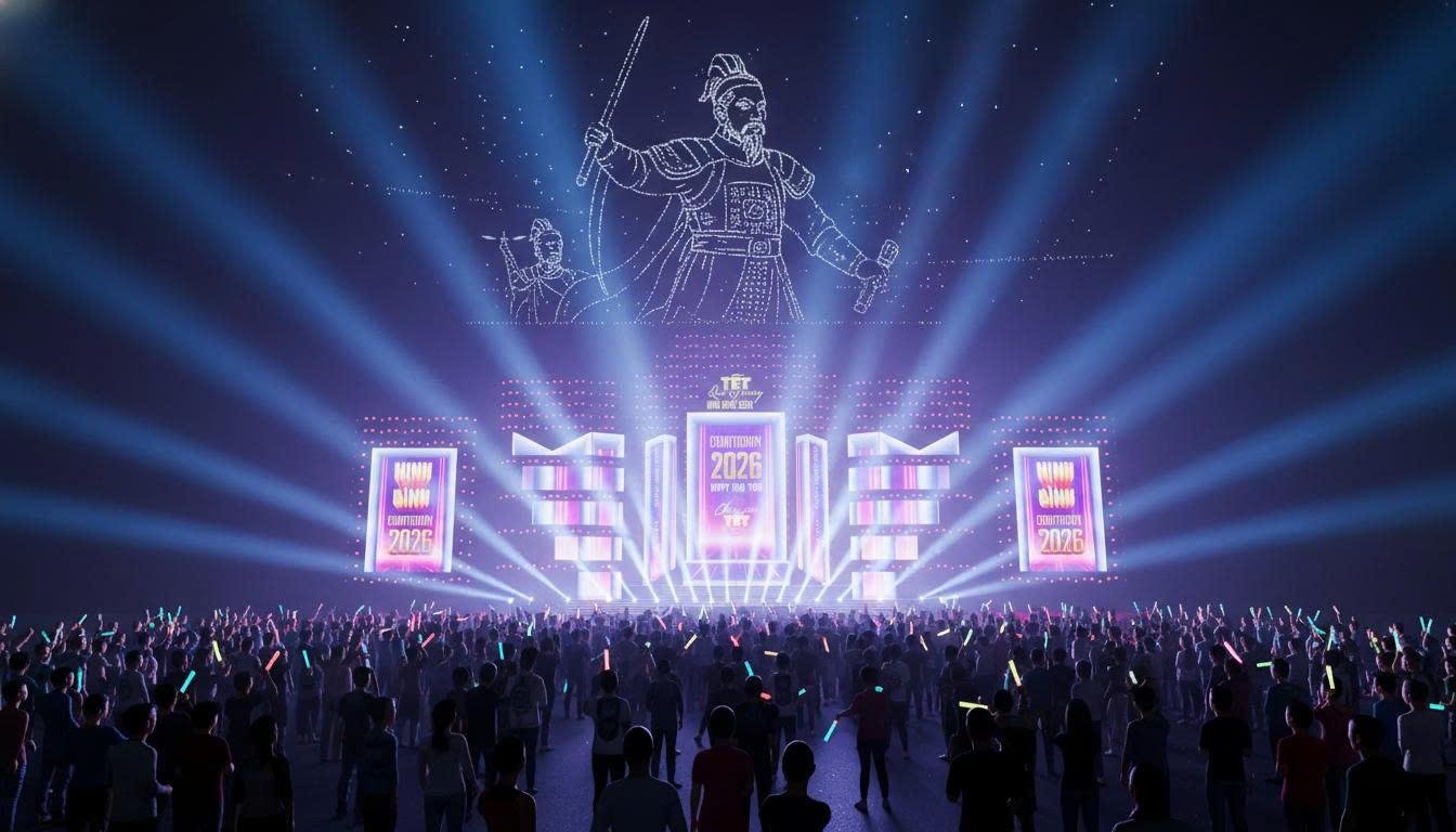 Sun Group tài trợ Hà Nam (Ninh Bình) bắn pháo hoa chào đón năm mới 2026 - 1