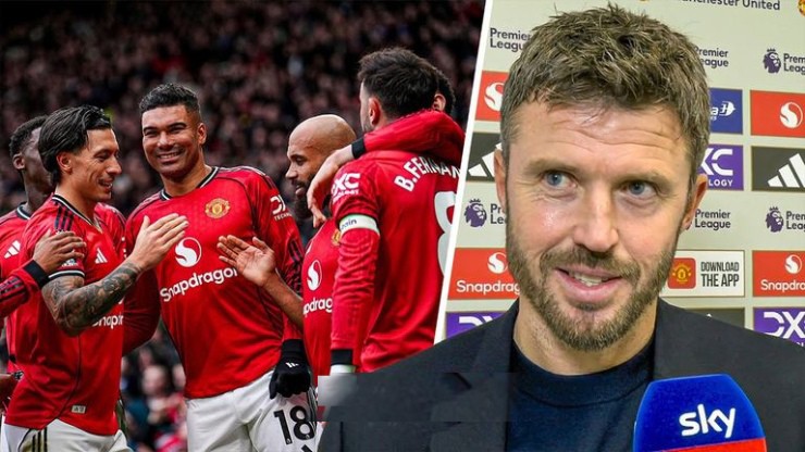 MU thắng kịch tính: HLV Carrick ngất ngây, ca ngợi người hùng Sesko - 1