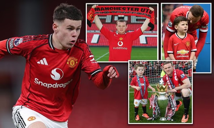 Con trai Rooney ghi 4 bàn/trận, xứng đáng lên đội 1 MU nhận lương 1,7 tỷ đồng - 2