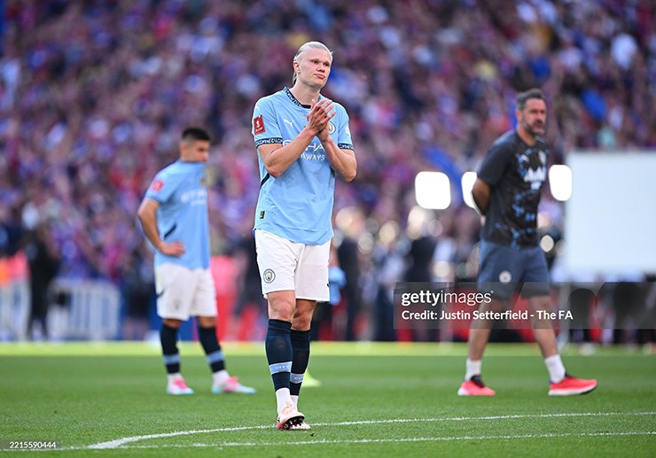 Haaland & lời nguyền tại Wembley: Man City lo sốt vó trước đại chiến Arsenal - 4