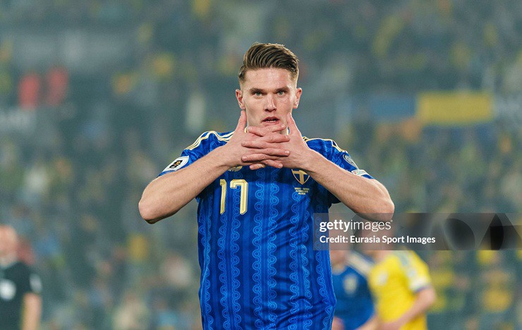 Video bóng đá Ukraine - Thụy Điển: Rực rỡ Gyokeres ghi hat-trick (Play-off World Cup) - 1