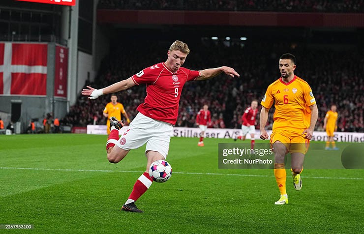 Video bóng đá Đan Mạch - Bắc Macedonia: Hiệp 2 bùng nổ, đại thắng 4 sao (play-off World Cup) - 1