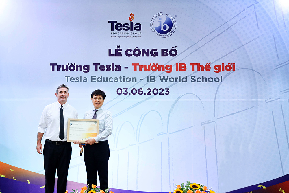 Trường Quốc tế Tesla tại Việt Nam nhận Chứng nhận Trường IB Thế giới - 1