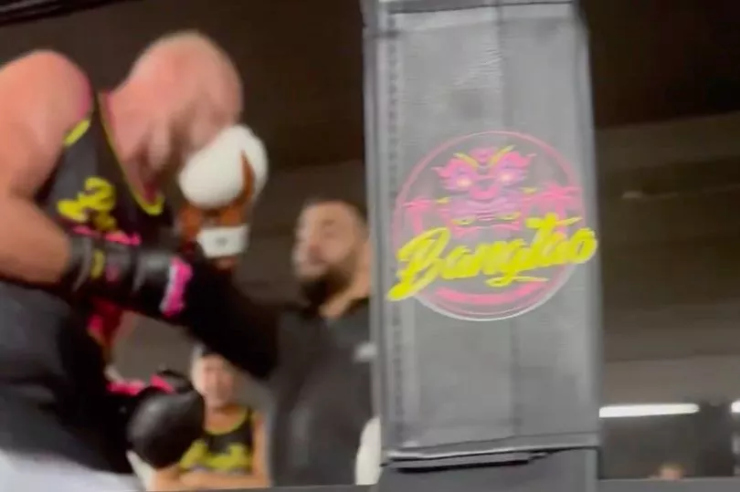 Nữ võ sỹ chỉ vẽ sơn lên người làm fan &#34;ngẩn ngơ&#34;, khán giả Thái Lan đấm Tyson Fury - 2