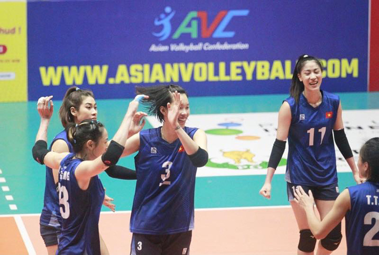 ĐT bóng chuyền nữ Việt Nam thắng Indonesia kịch tính, vô địch AVC Challenge Cup - 1