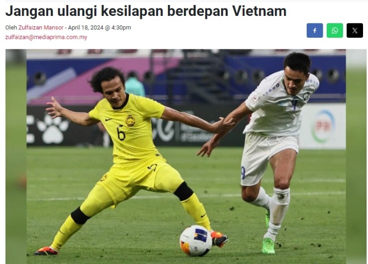 Báo Malaysia đánh giá cao U23 Việt Nam, cảnh báo thầy trò HLV Garrido - 1
