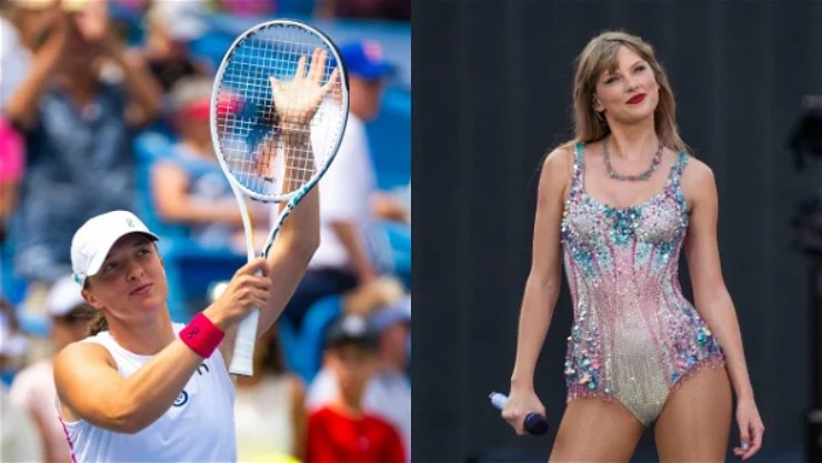Siêu sao tennis nữ số 1 thế giới Swiatek chưa thua từ khi nghe nhạc Swift - 1