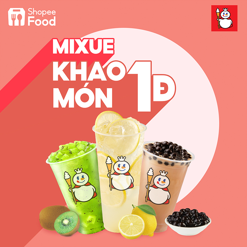 Đón cuối tuần rộn ràng, Mixue khao món 1 đồng cùng hàng loạt voucher giảm thẳng 50% - 1