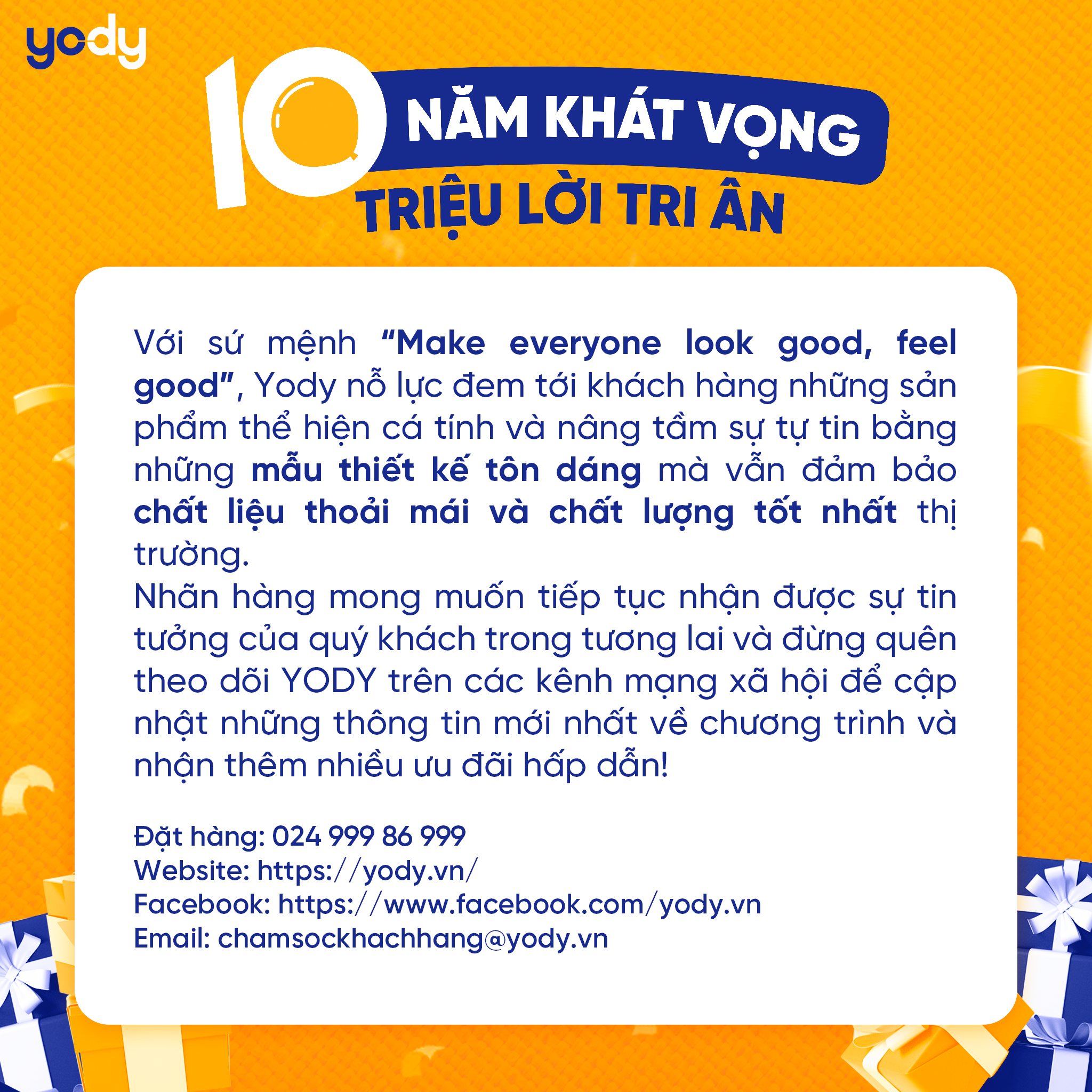Yody gây sốt khi tặng 50 chỉ vàng cho khách hàng - 3