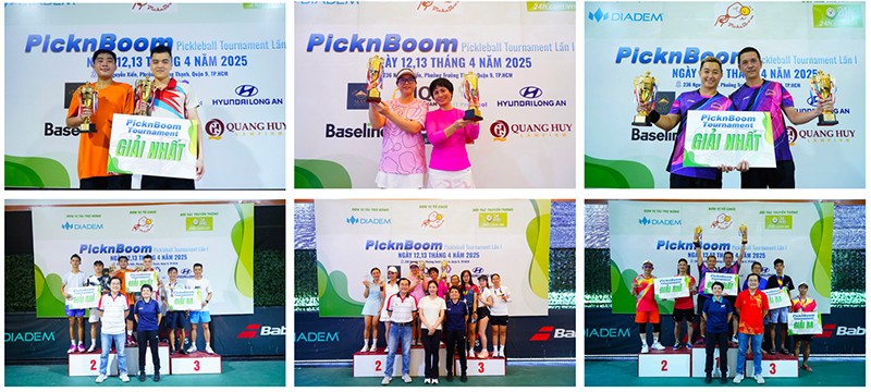 Giải Pickleball PicknBoom Tournament lần 1 năm 2025 gây ấn tượng mạnh về công tác tổ chức với vận động viên - 2
