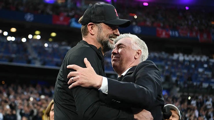 Ancelotti nguy cơ mất việc, Klopp có thể thay thế sau khi Real bị loại cúp C1 - 2
