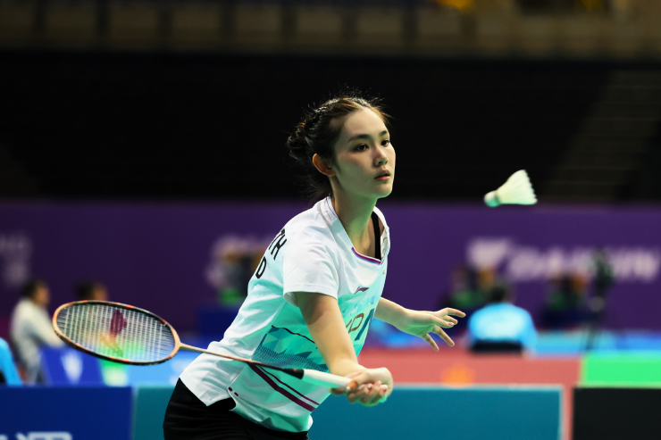 "Nữ thần" cầu lông Thái Lan Pitchamon gây thương nhớ ở giải Taipei Open 2025 - 1