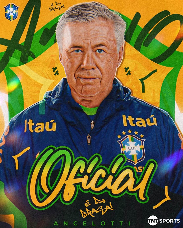 Nóng: HLV Ancelotti chính thức dẫn dắt ĐT Brazil, nhậm chức ngay trong tháng 5 - 1