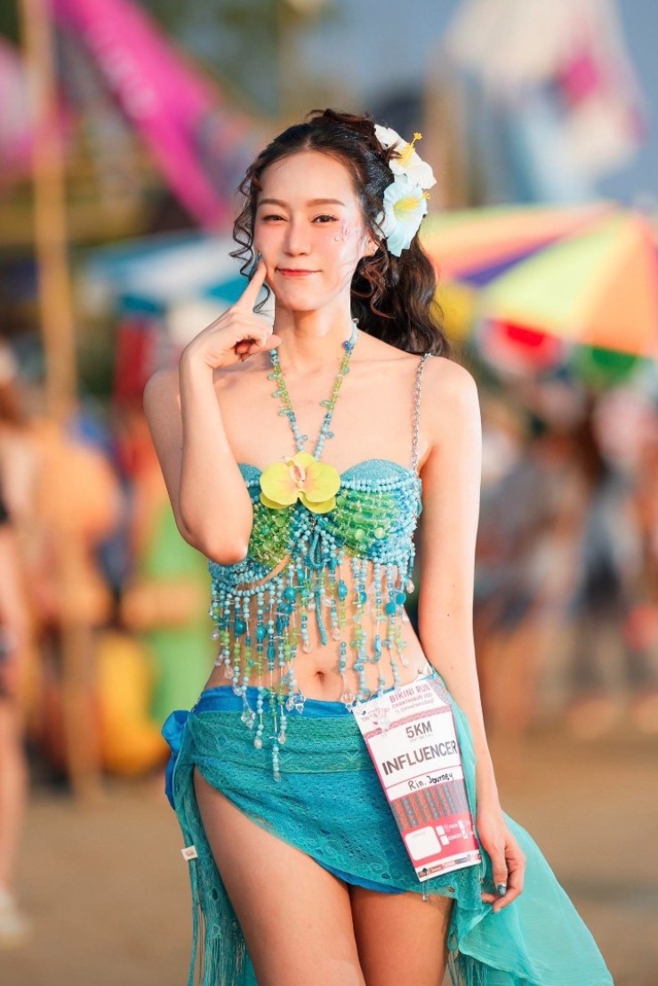 "Hoa mắt" giải bikini marathon Thái Lan: Dàn nữ thổ dân xinh đẹp mặc áo tắm - 10