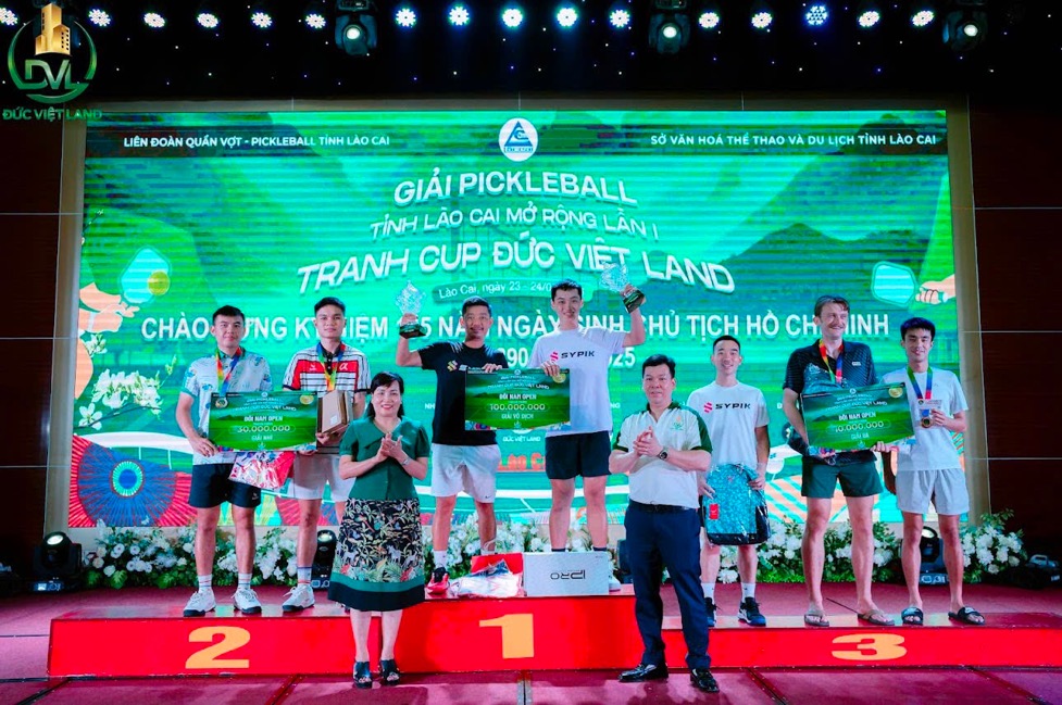 Vinh Hiển và Minh Quân thắng đôi Hoàng Nam – Linh Giang, vô địch giải Pickleball tỉnh Lào Cai mở rộng 2025 - 5