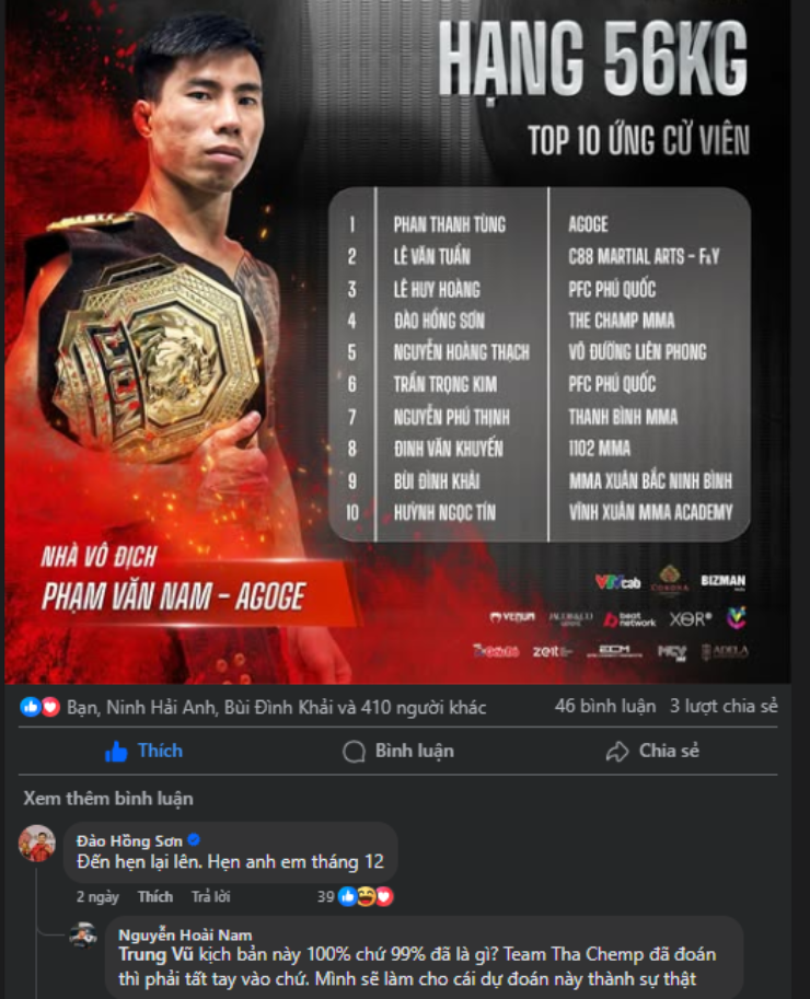 Đào Hồng Sơn vô địch xong jujitsu châu Á, bơi vào "bể cá mập" ở MMA Việt Nam - 2