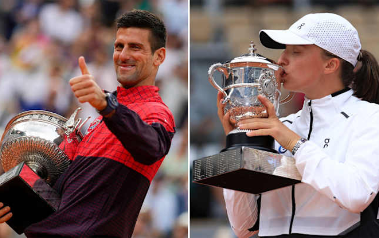 Djokovic và Swiatek bất ngờ tụt hạng, Draper vào top 4 (Bảng xếp hạng tennis 2/6) - 1
