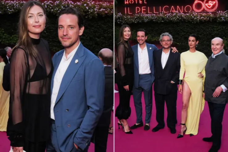 Sharapova gây choáng khi xuất hiện trong bộ trang phục "trong suốt" - 1