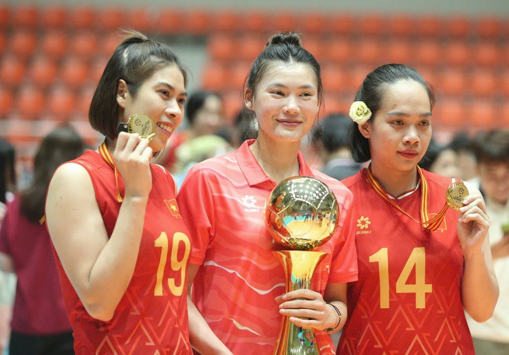ĐT bóng chuyền nữ Việt Nam lần thứ 3 vô địch giải châu Á, hướng tới HCV SEA Games 33 - 9