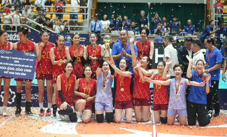ĐT bóng chuyền nữ Việt Nam lần thứ 3 vô địch giải châu Á, hướng tới HCV SEA Games 33 - 1