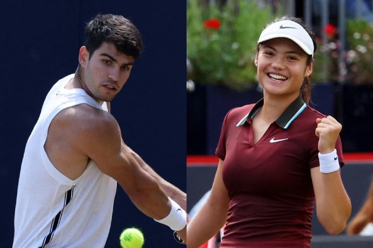 Alcaraz và "họa mi" Raducanu thành 1 cặp: Trai tài gái sắc chờ bùng nổ ở US Open - 1