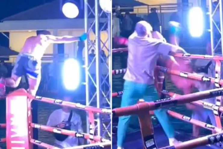Jake Paul sau khi thắng Mike Tyson lại áp đảo Julio, có võ sĩ bị điện giật trên sàn đấu - 3