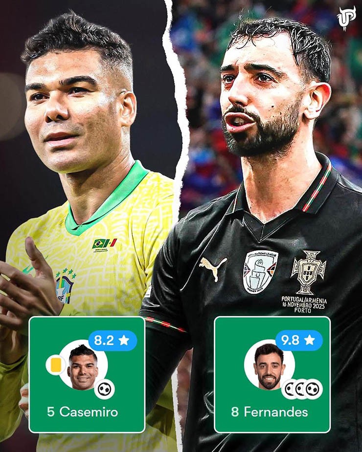 Dàn sao MU nỗ lực ở đợt FIFA Days tháng 3, Fernandes - Casemiro tỏa sáng rực rỡ - 1