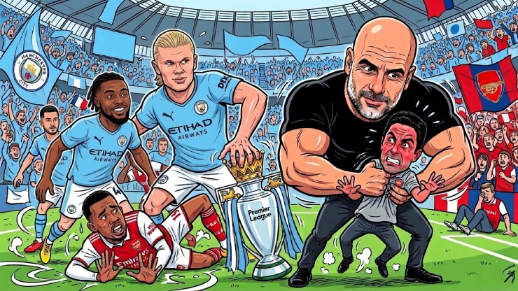 Man City chờ bóp nghẹt Arsenal ở "chung kết", đua vô địch NHA đảo chiều - 1