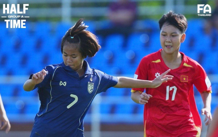 Video bóng đá nữ U17 Thái Lan - U17 Việt Nam: Siêu phẩm đá phạt, rượt đuổi hấp dẫn (Giải châu Á) - 1