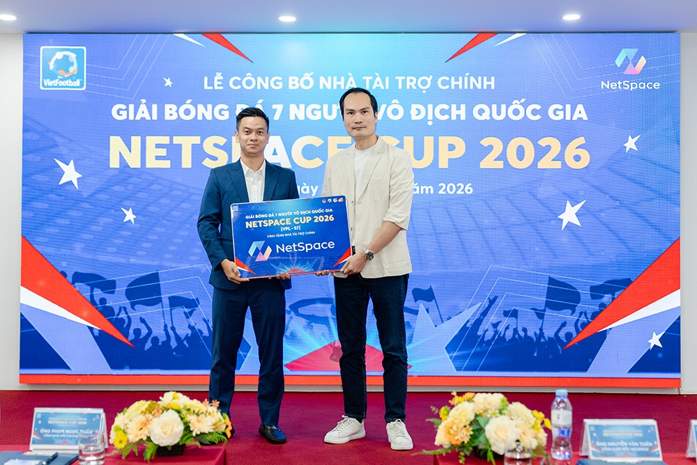 NetSpace trở thành nhà tài trợ chính của Giải bóng đá 7 người Vô địch Quốc gia 2026 - 3