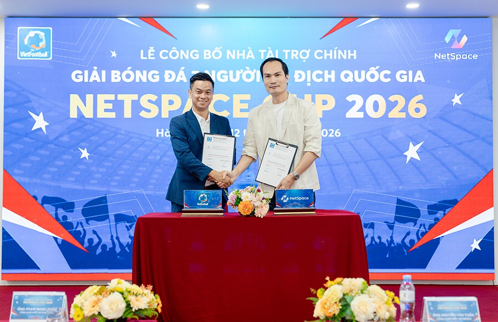 NetSpace trở thành nhà tài trợ chính của Giải bóng đá 7 người Vô địch Quốc gia 2026 - 1
