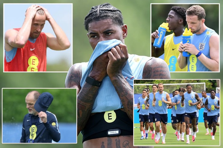 Dàn sao ĐT Anh "méo mặt" vì nắng nóng, lộ đội hình đá chính ở World Cup - 1