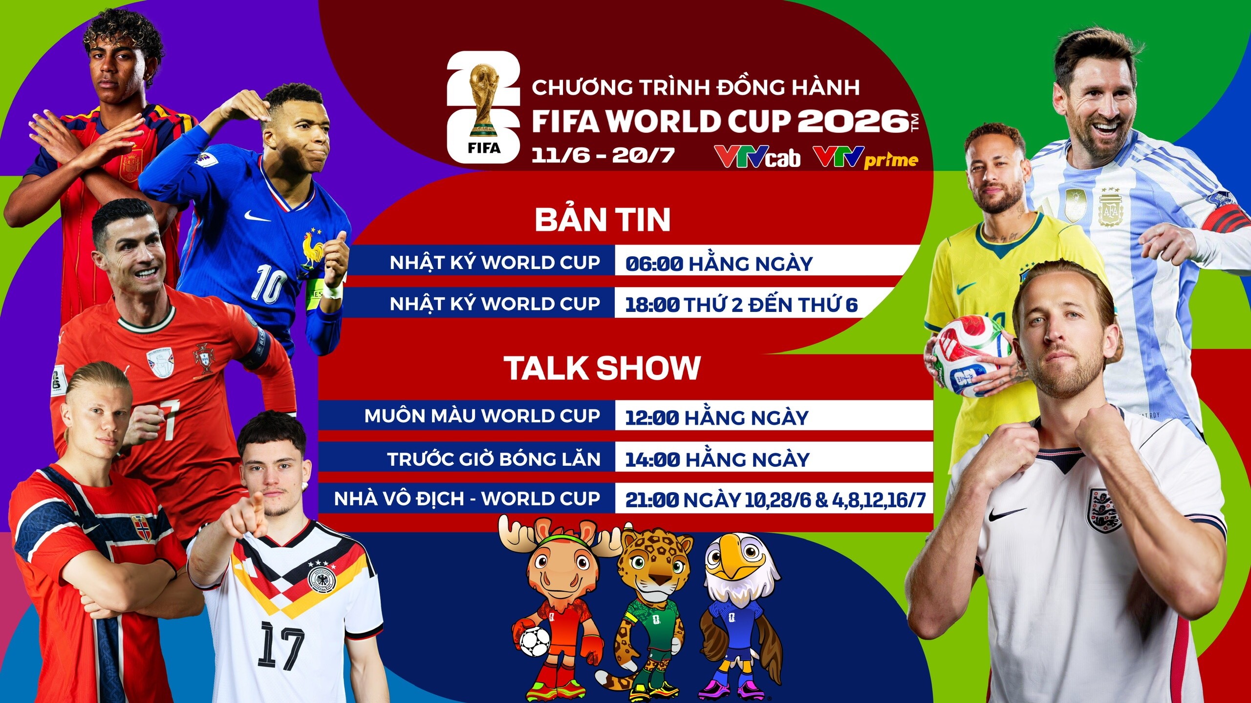Sống trọn từng nhịp đập FIFA World Cup 2026 cùng chuỗi chương trình đồng hành trên VTVcab - 3