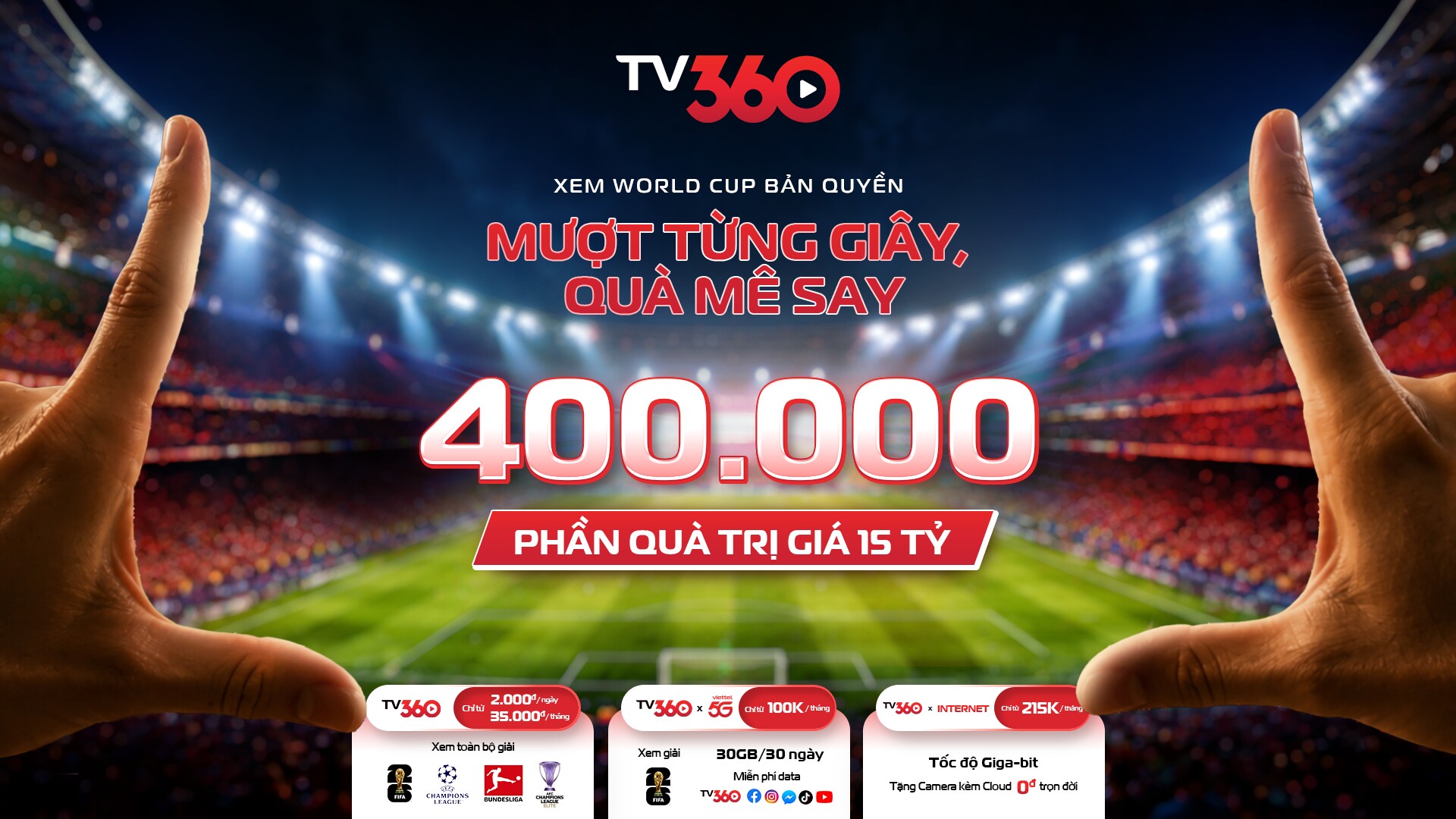 TV360 sẵn sàng cho World Cup và 400.000 phần quà cho người hâm mộ - 1