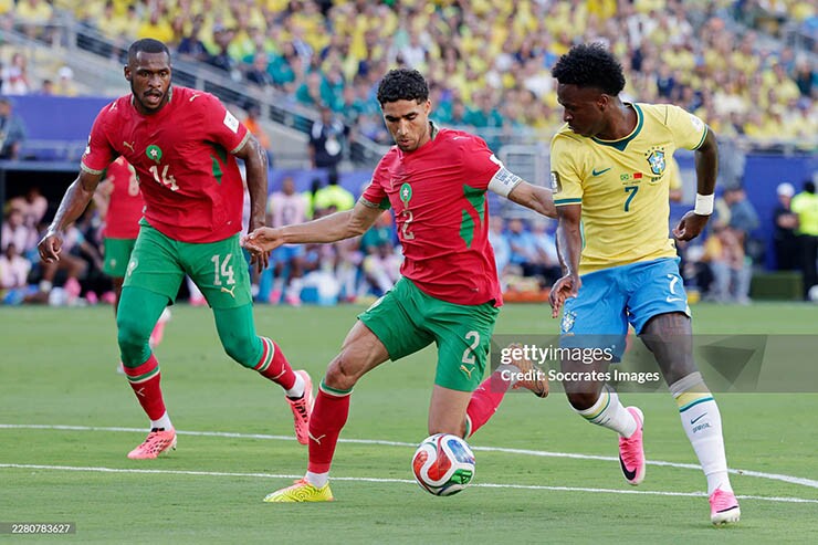 Video bóng đá Brazil - Morocco: So tài hấp dẫn, điểm nhấn Vinicius (World Cup) (H1) - 1
