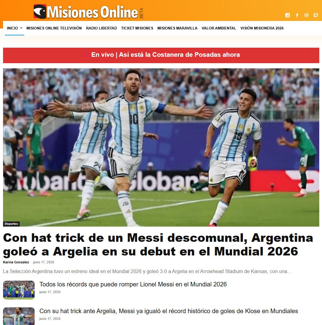 Báo chí Argentina ngất ngây Messi lập hat-trick, tự tin bảo vệ ngai vàng World Cup - 3
