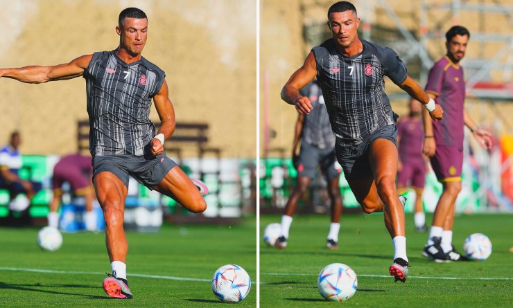 Ronaldo khoe bắp đùi &#34;khủng&#34; ngày hội quân cùng Al Nassr, được thầy mới tâng bốc - 3