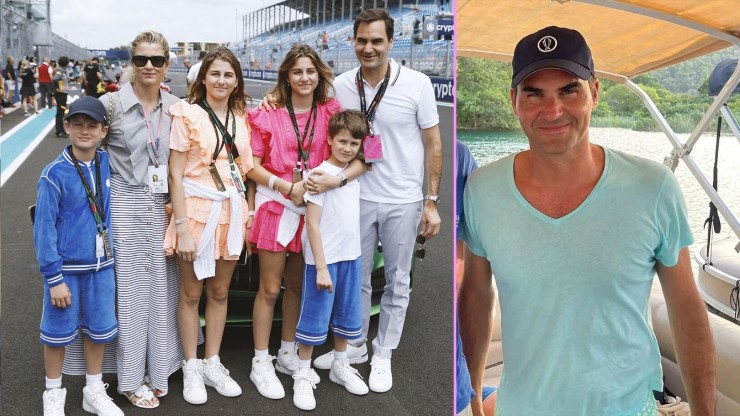 &#34;BIG 3&#34; tennis du hí cùng gia đình: Nhà Federer có 2 thiếu nữ xinh đẹp - 1