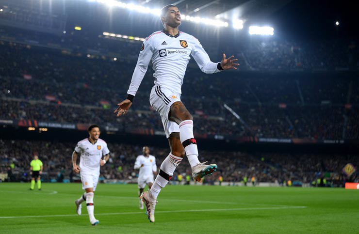 MU mua &#34;bom tấn&#34; Hojlund: Rashford kỳ vọng đối tác hoàn hảo, mục tiêu ghi 40 bàn - 1