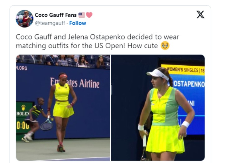 Trang phục gây xôn xao US Open 2023: Nữ tay vợt mặc đồ như &#34;bóng tennis&#34; - 2
