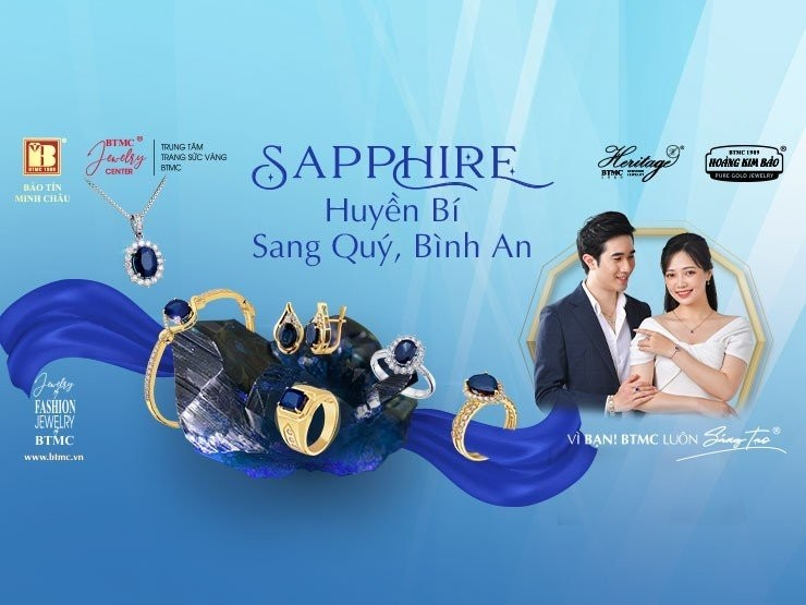 Đón tháng 9 may mắn, bình an cùng đá quý sapphire, BTMC tặng ưu đãi đến 30% - 1