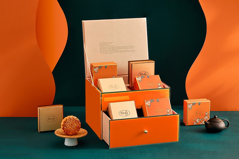 Bánh trung thu Richy: Quà trăng tinh tế với thiết kế ấn tượng - 2