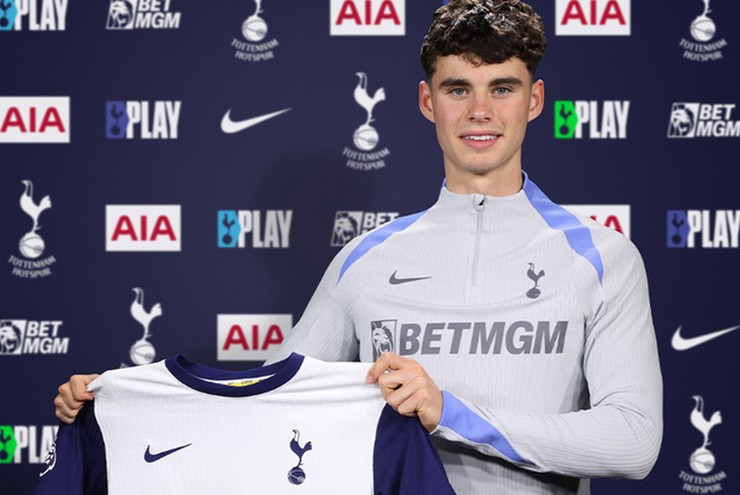 Tin mới nhất bóng đá tối 2/7: Tottenham chính thức công bố sao trẻ 30 triệu bảng - 1