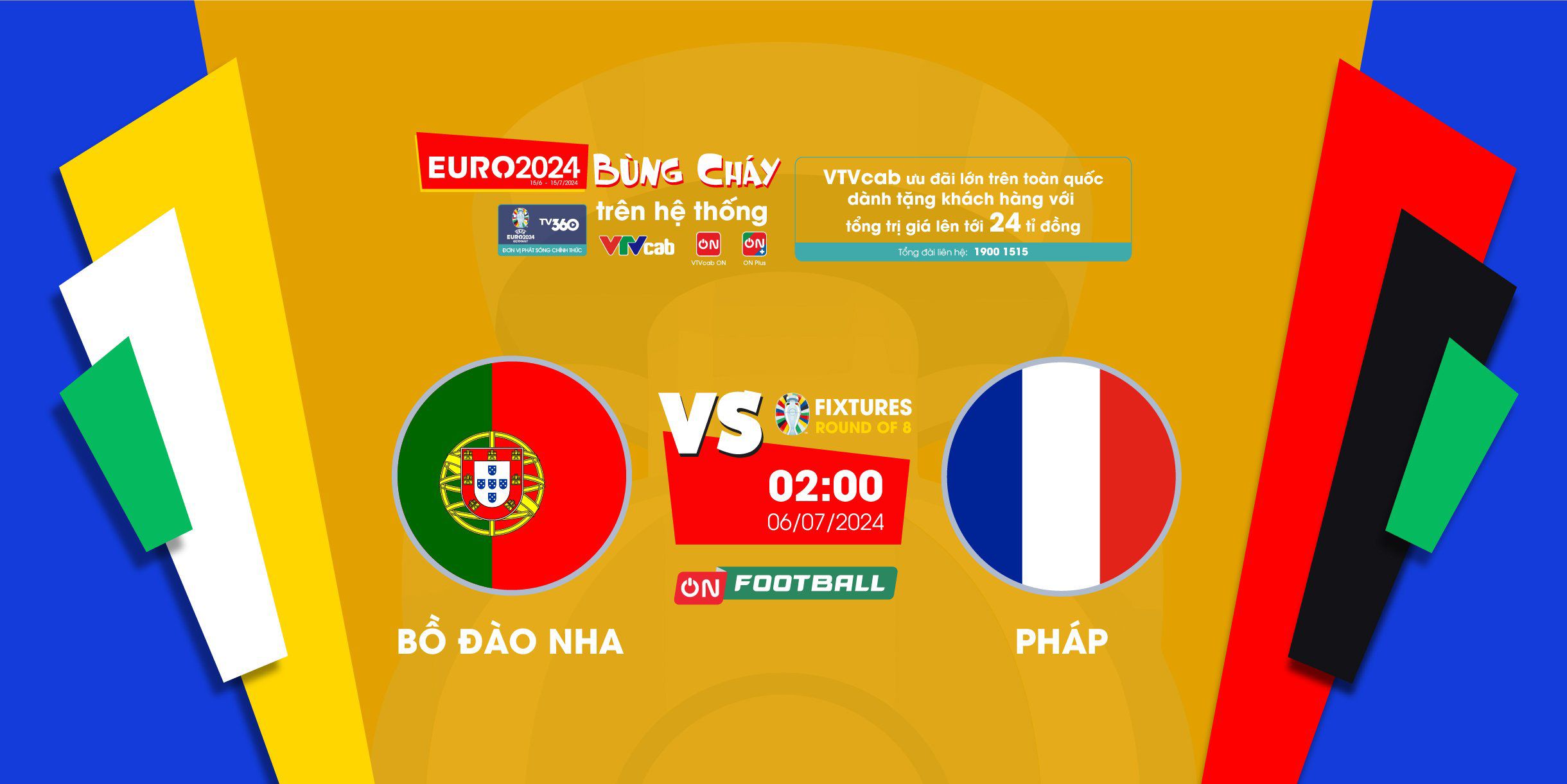 4 trận tứ kết Euro 2024: Tranh tài đỉnh cao, xem trực tiếp trên VTVcab - 2