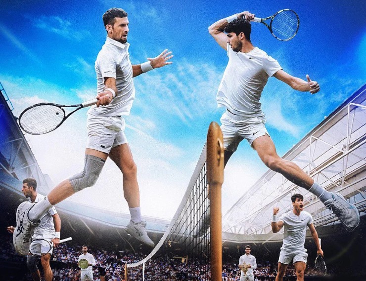 Alcaraz "biết cách" hạ Djokovic, sáng cửa vô địch chung kết Wimbledon - 2